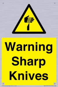Warning Sharp Knives